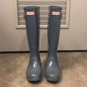 Hunter Original gloss gray size 6